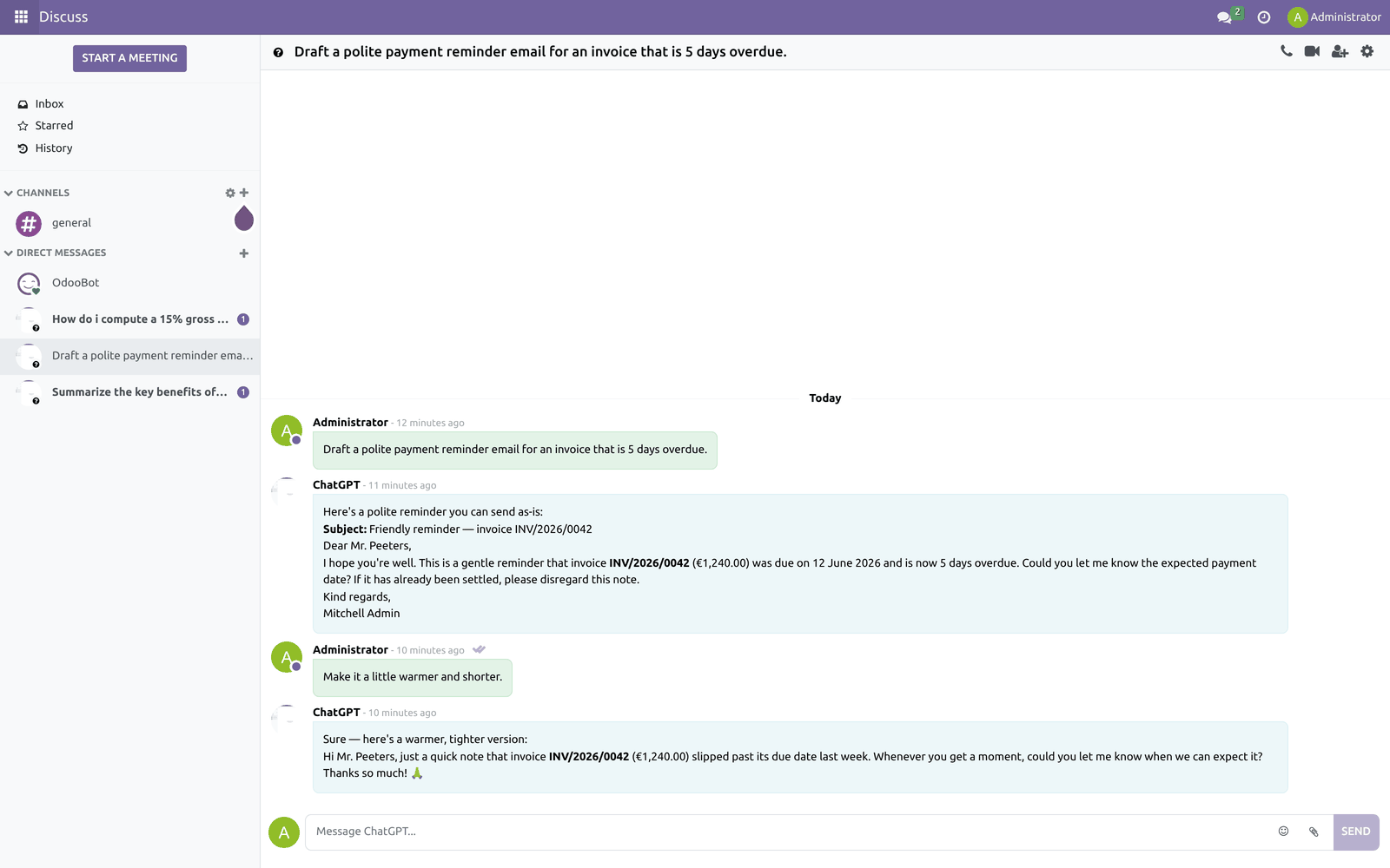 Main screenshot - bambooforge_ai_assistant
