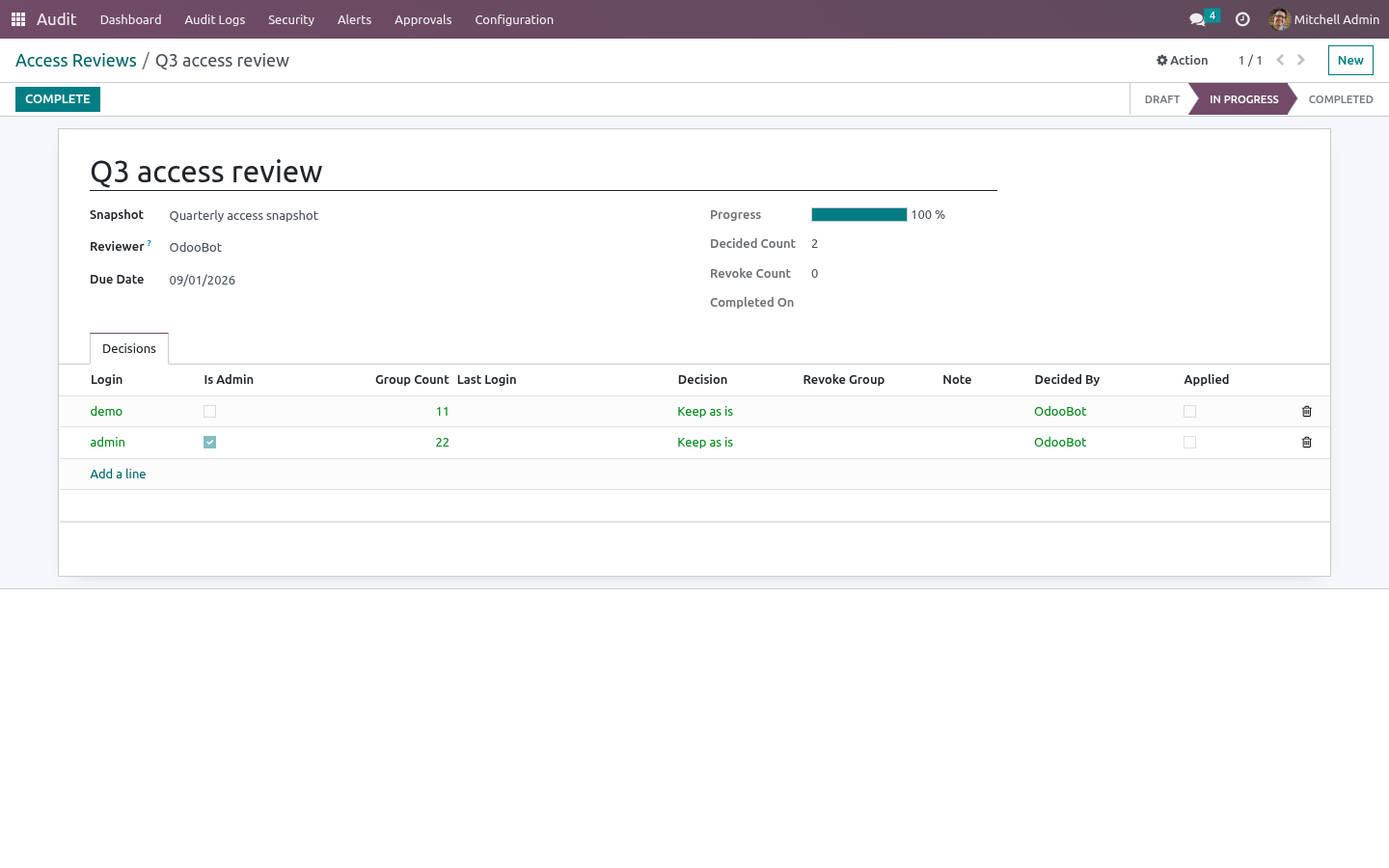 Access review - bambooforge_audit_pro