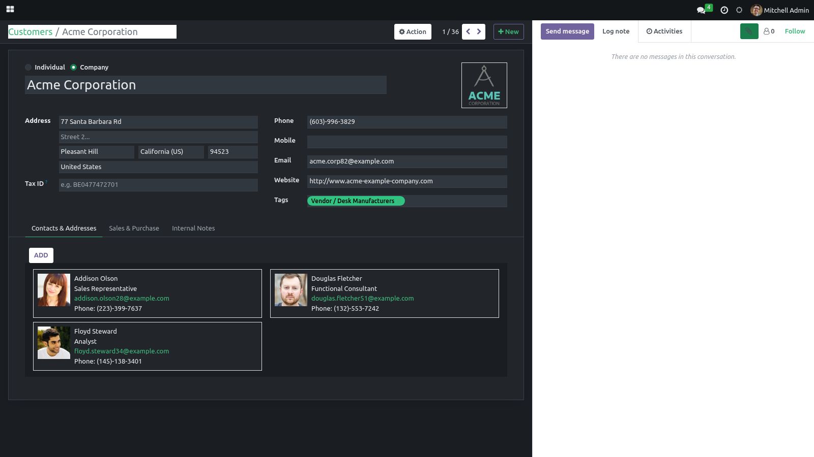 Shot form dark - bambooforge_backend_theme