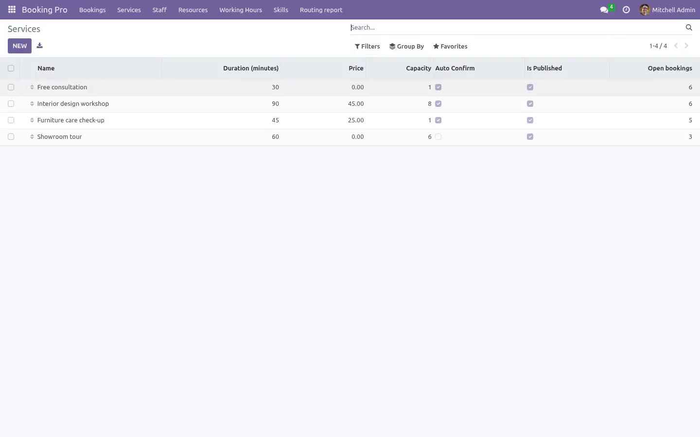 Service assignment - bambooforge_booking_pro