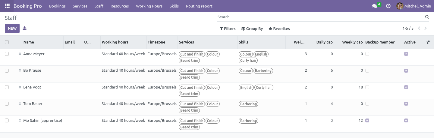 Skills - bambooforge_booking_routing