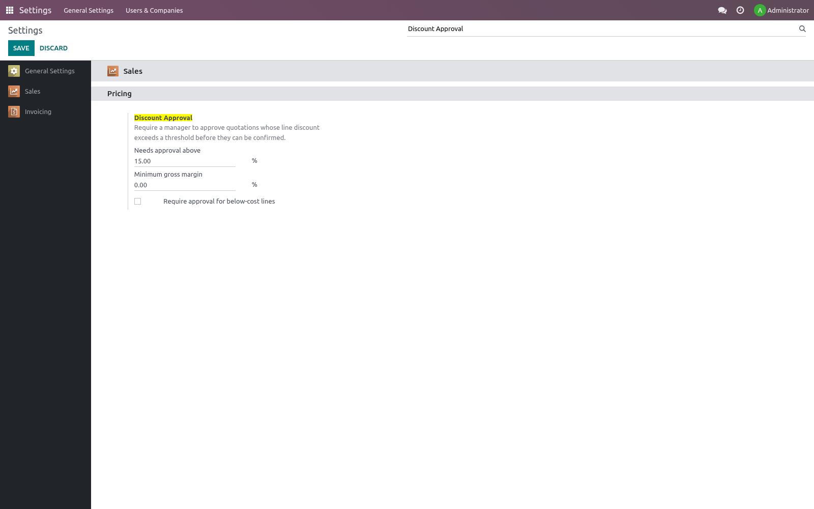 Settings - bambooforge_discount_approval