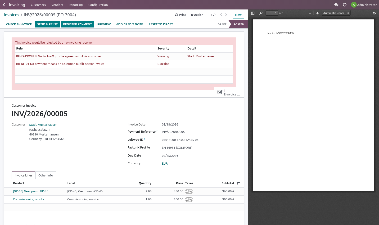 Invoice - bambooforge_einvoice