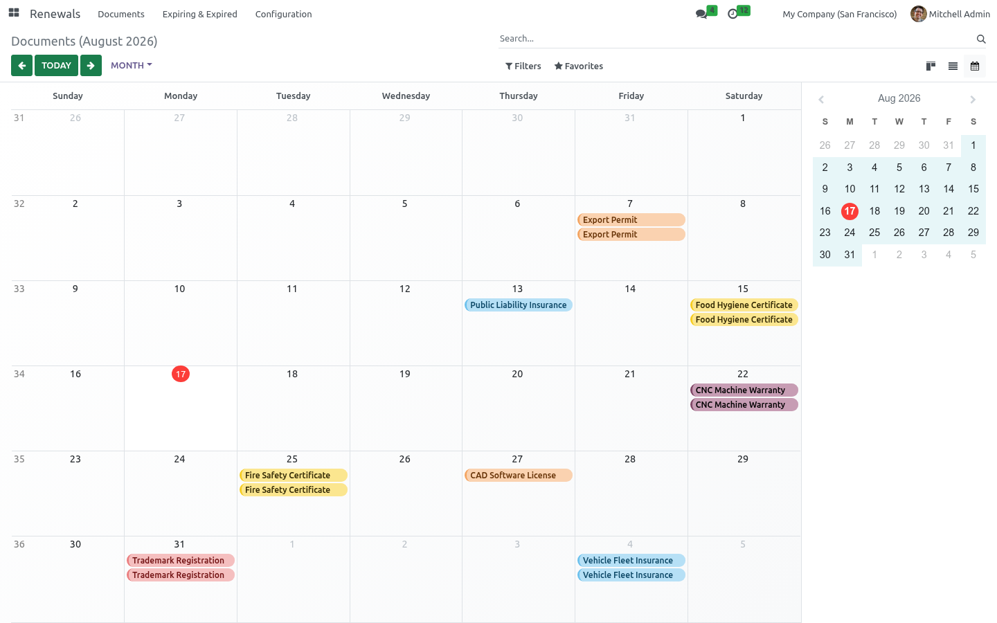 Calendar - bambooforge_expiry_reminder