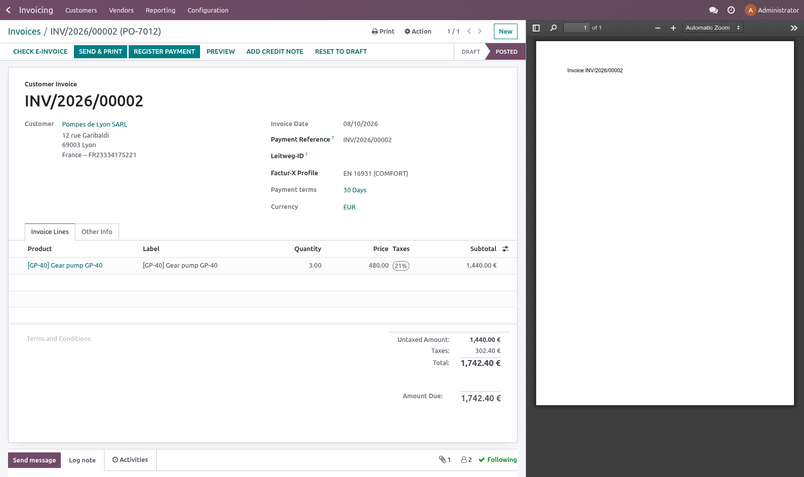 Invoice - bambooforge_facturx