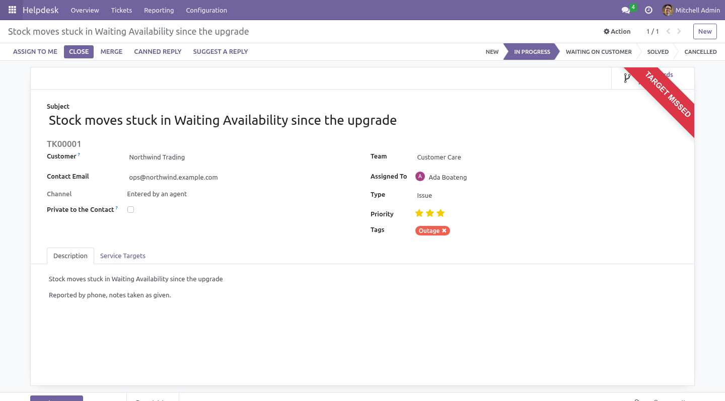 Ticket - bambooforge_helpdesk