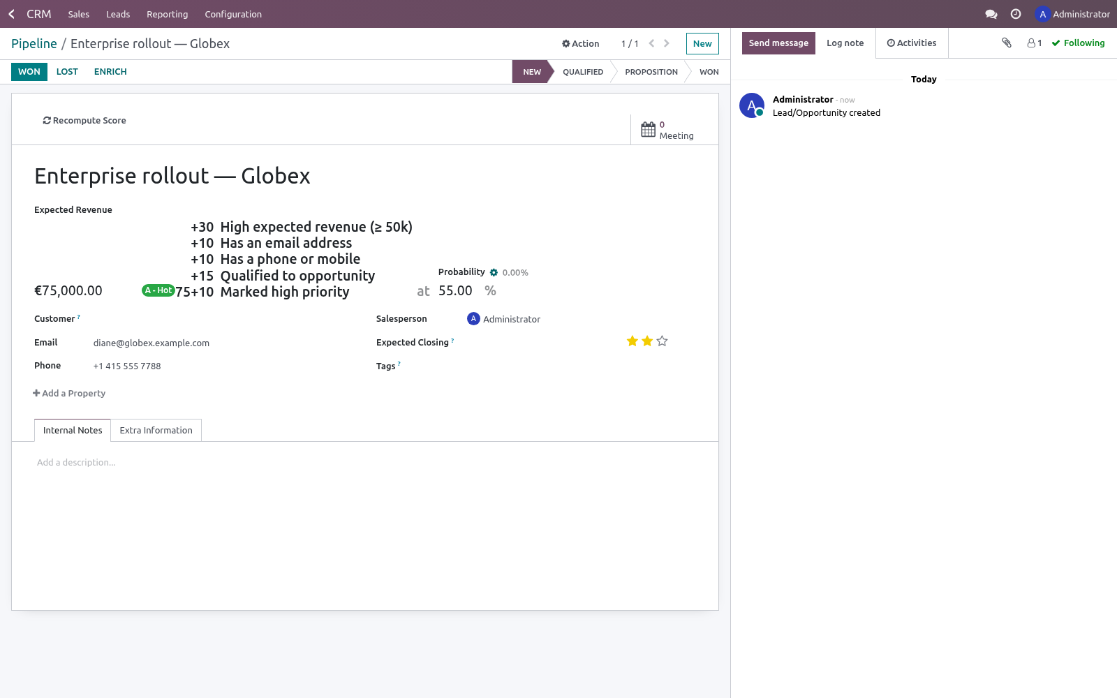 Lead form - bambooforge_lead_scoring