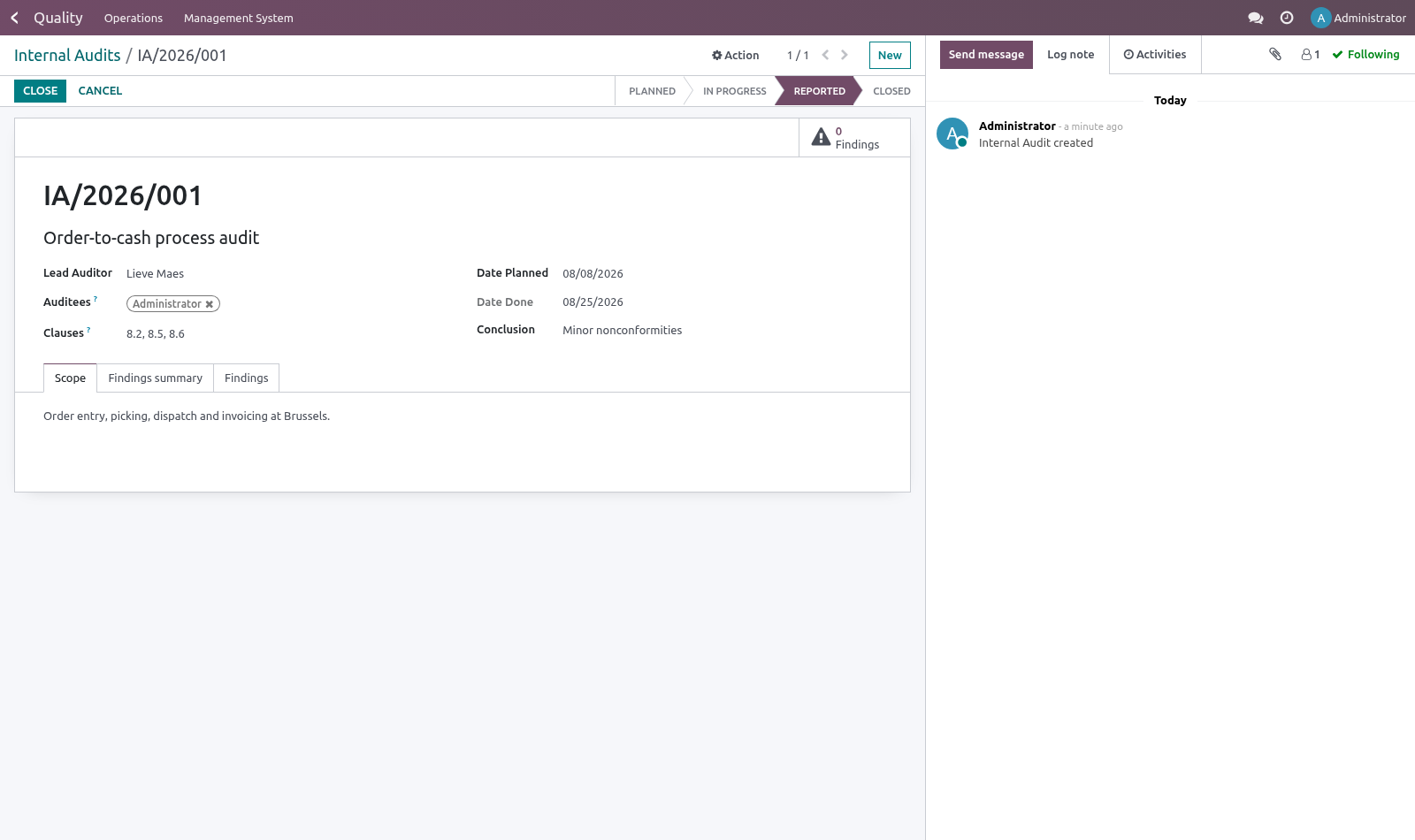 Audit - bambooforge_qms