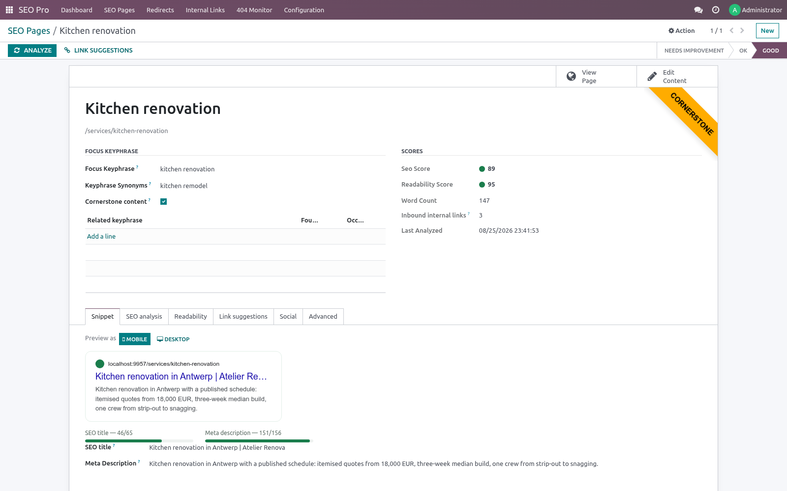 Serp preview - bambooforge_seo_pro