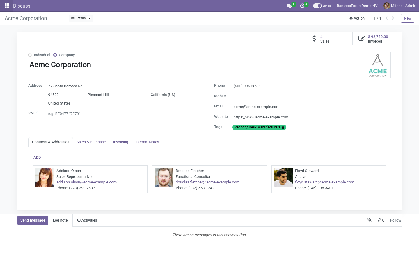 Simple form - bambooforge_simple_mode