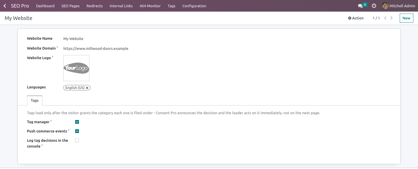 Settings - bambooforge_tag_manager