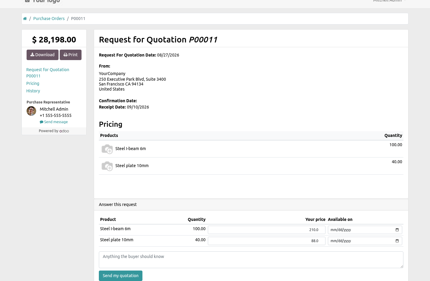 Quote - bambooforge_vendor_portal