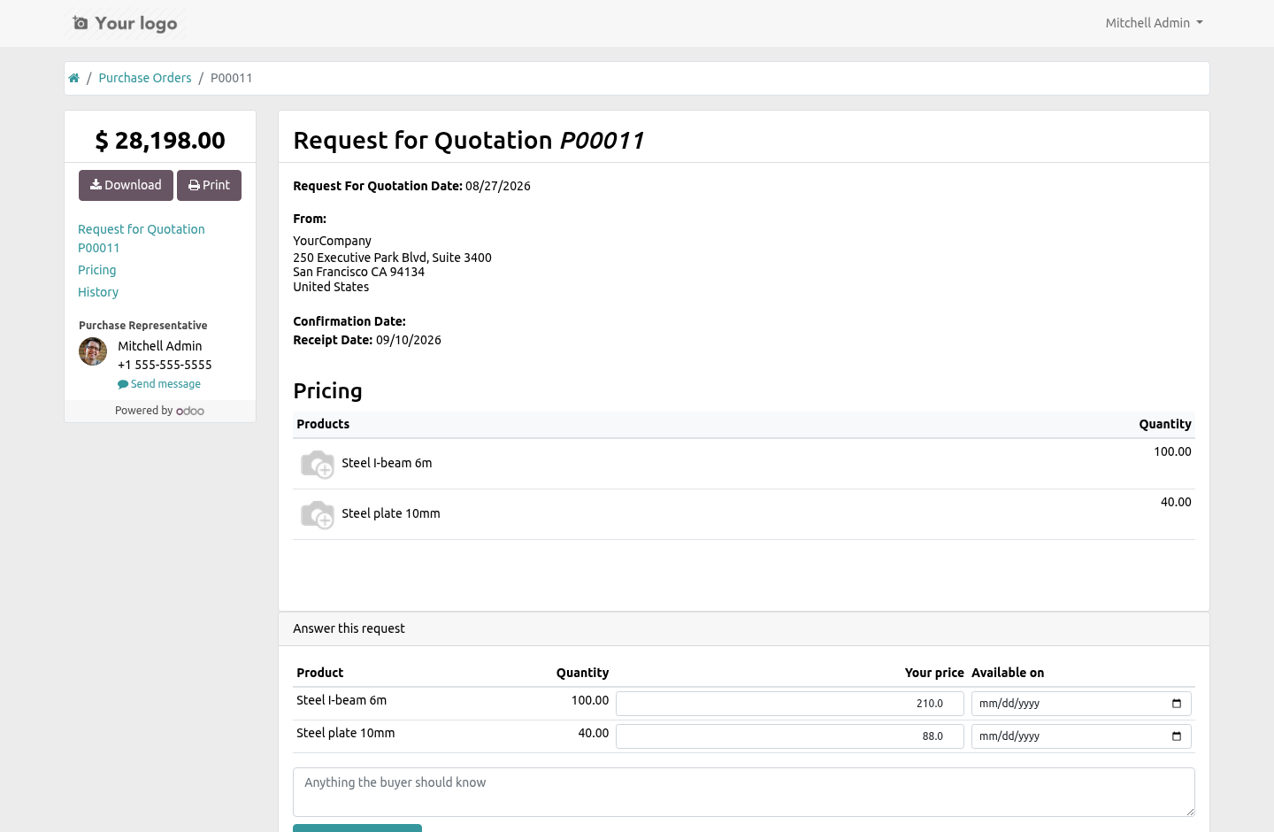 Shipment - bambooforge_vendor_portal