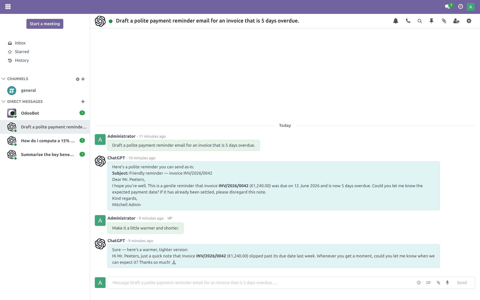 Main screenshot - bambooforge_ai_assistant
