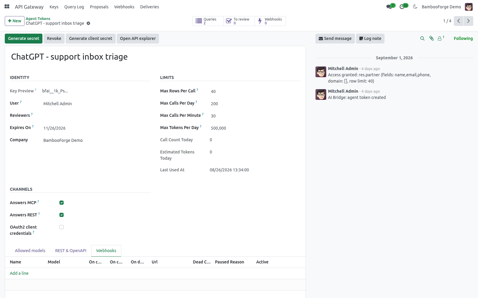 Key webhooks - bambooforge_ai_bridge