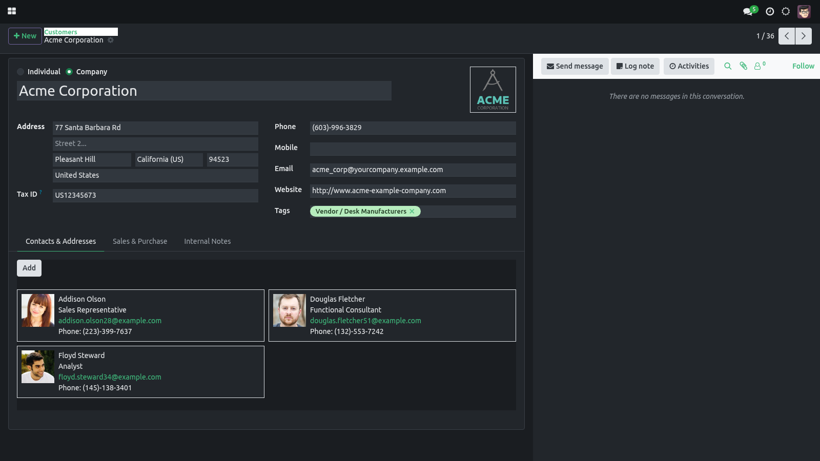 Shot form dark - bambooforge_backend_theme