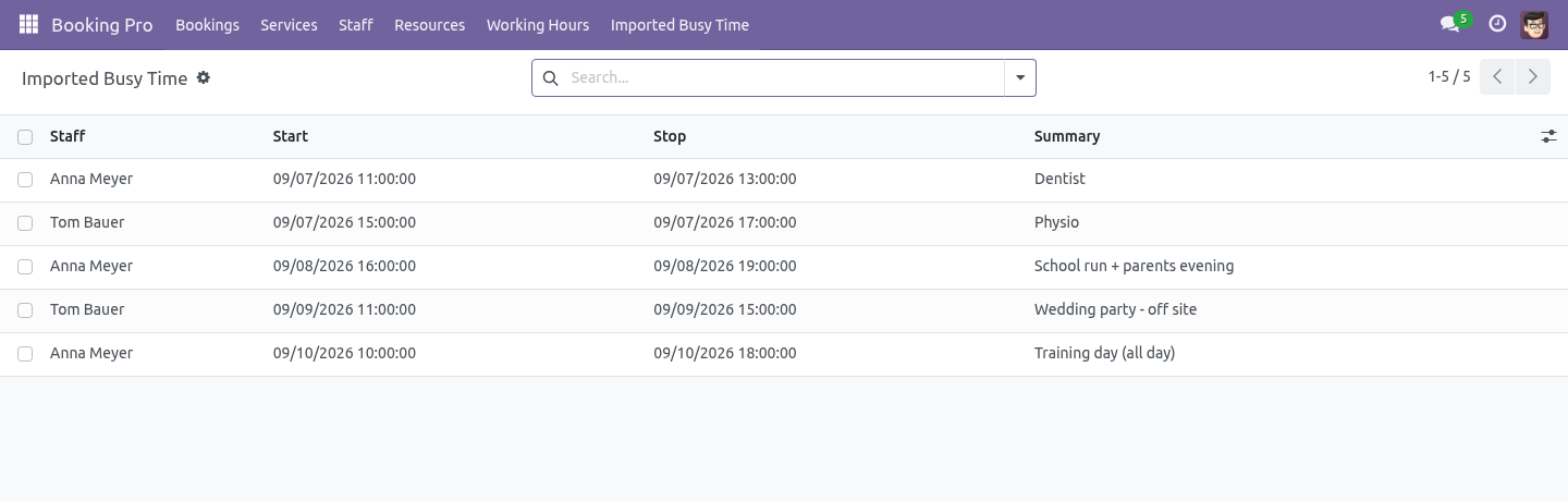 Busy - bambooforge_booking_calendar_sync