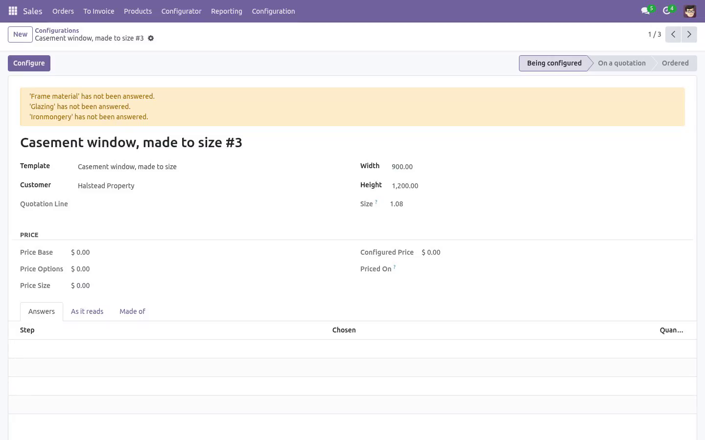 Configurator - bambooforge_cpq