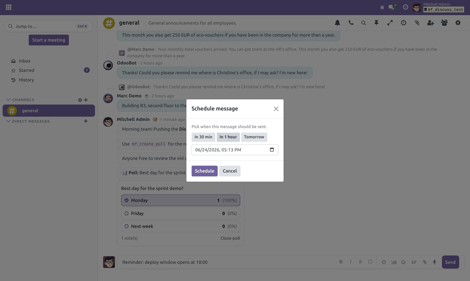 Shot schedule - bambooforge_discuss_pro