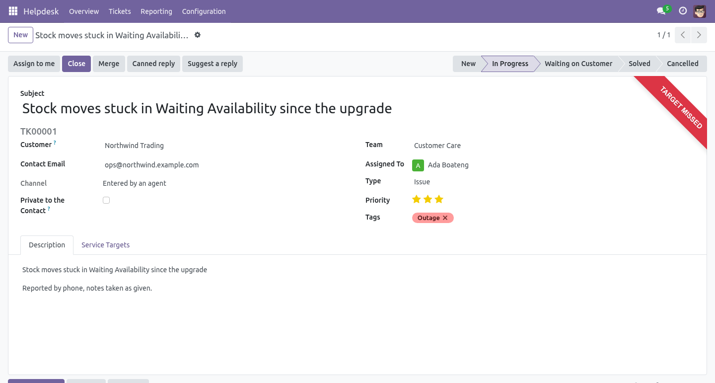 Ticket - bambooforge_helpdesk