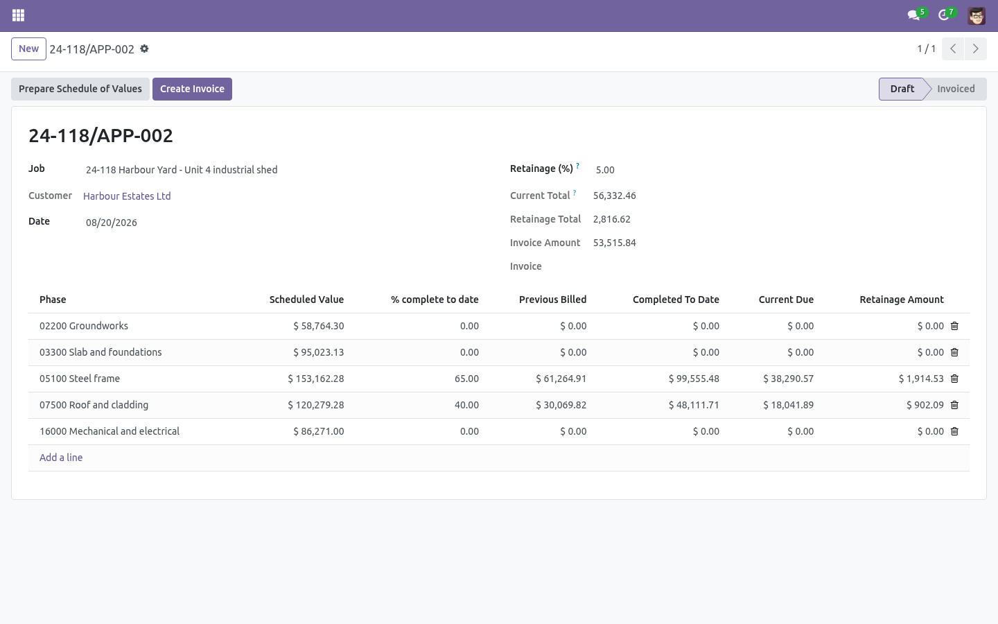 Billing - bambooforge_job_costing