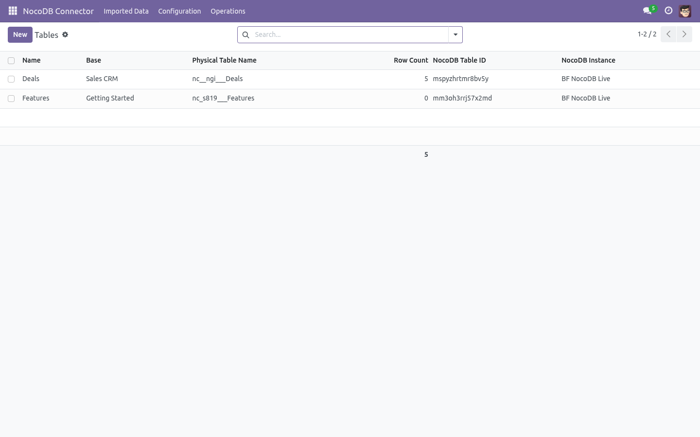 03 tables list - bambooforge_nocodb_connector