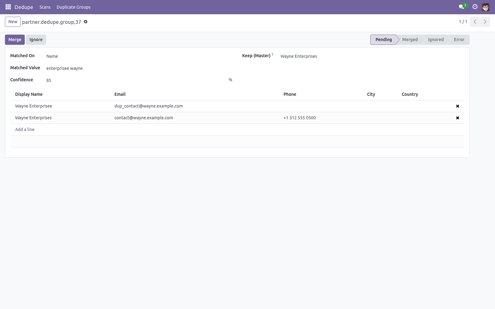 Group form - bambooforge_partner_dedupe