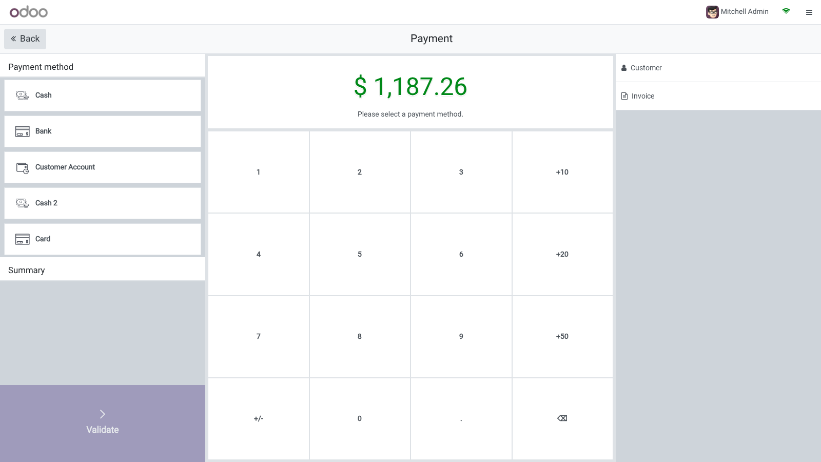 Shot payment keys - bambooforge_pos_hotkeys