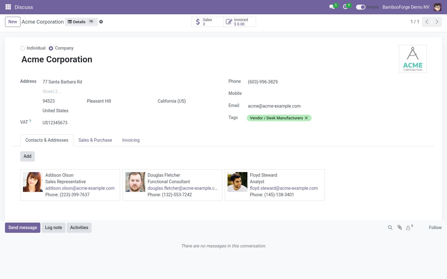 Simple form - bambooforge_simple_mode
