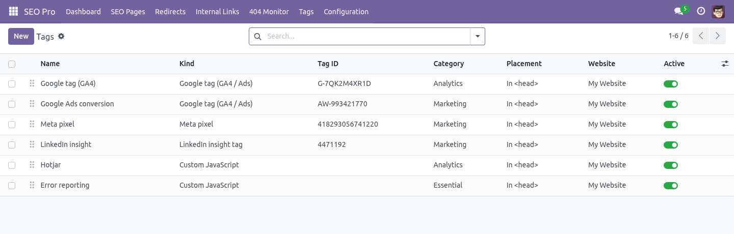 Tags - bambooforge_tag_manager