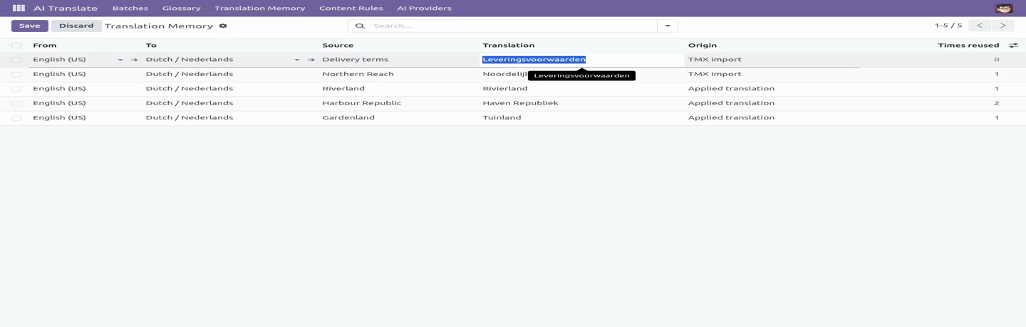 Memory - bambooforge_translation_memory