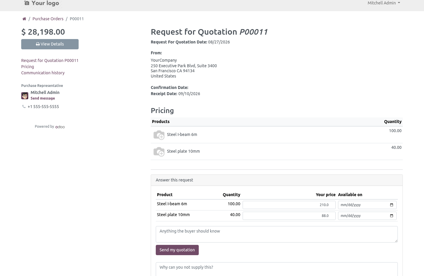 Quote - bambooforge_vendor_portal