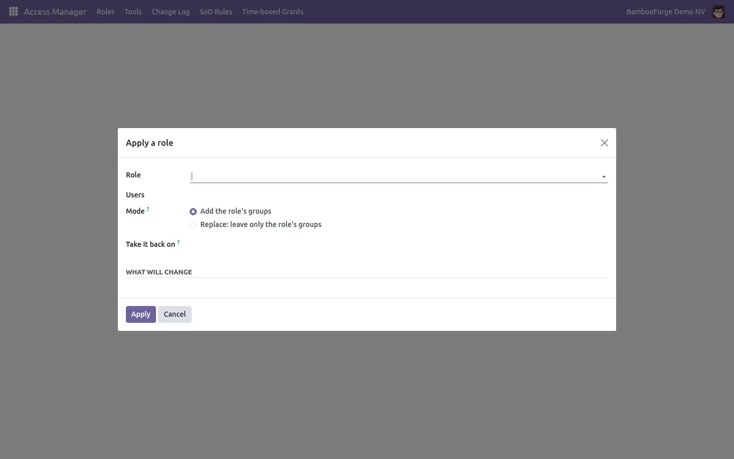 Roles - bambooforge_access_manager