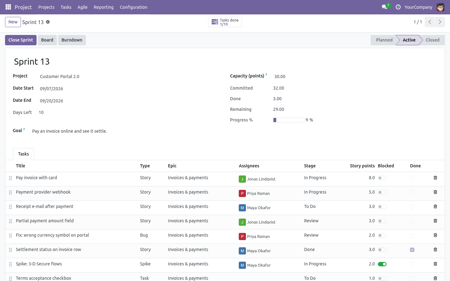 Sprint - bambooforge_agile