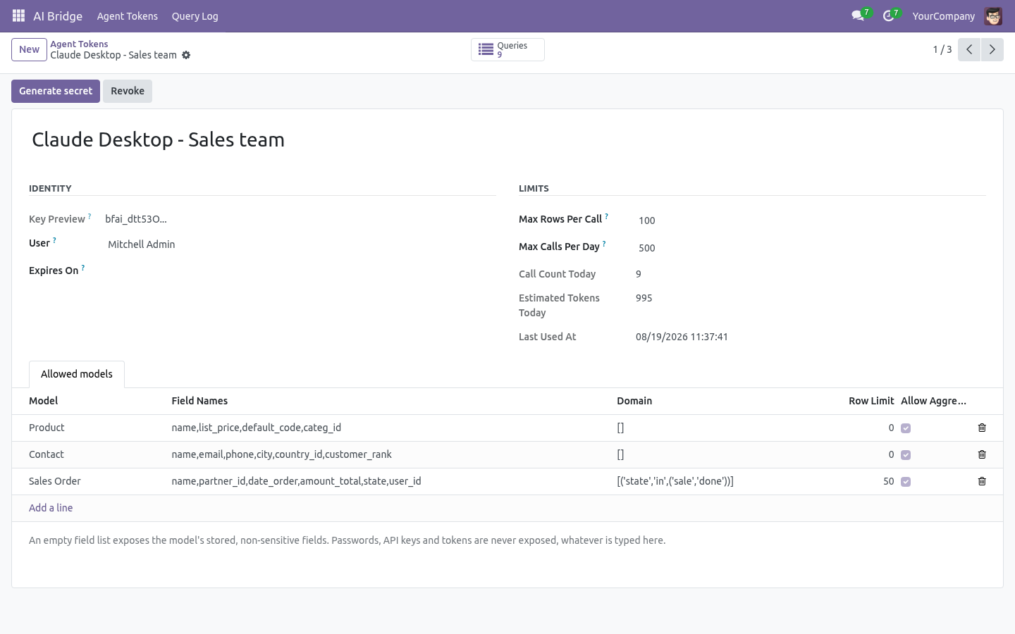 Token form - bambooforge_ai_bridge
