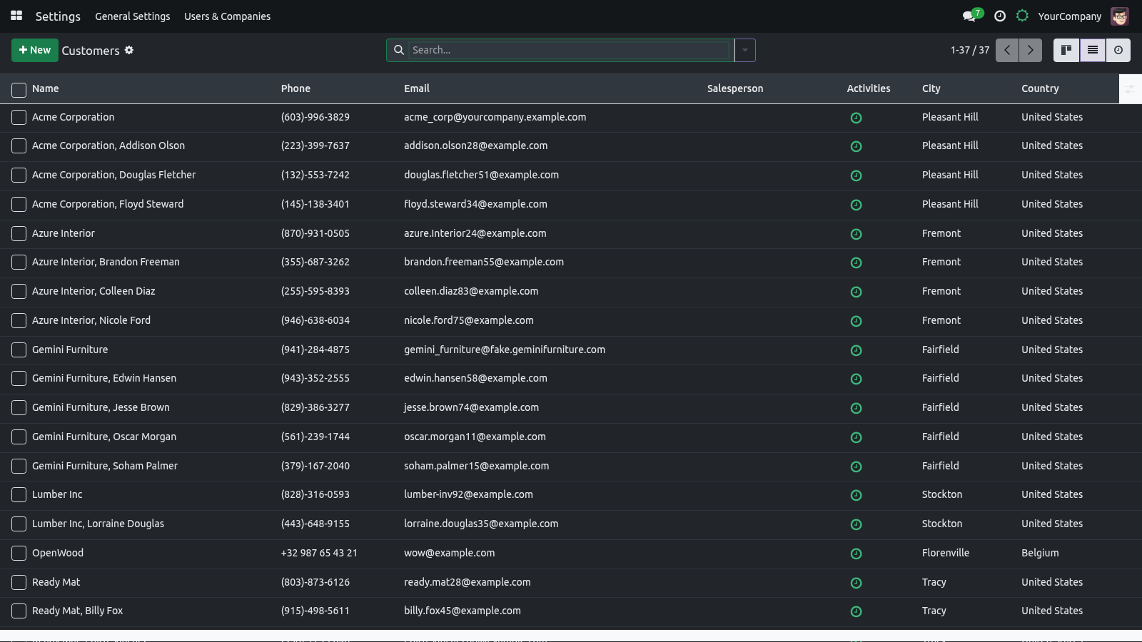 Shot crm dark - bambooforge_backend_theme