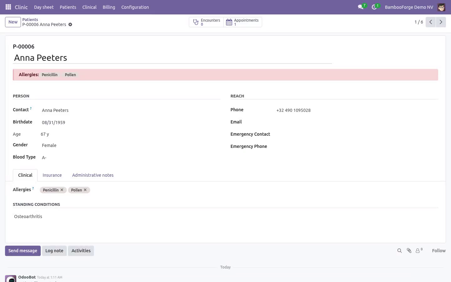 Daysheet - bambooforge_clinic