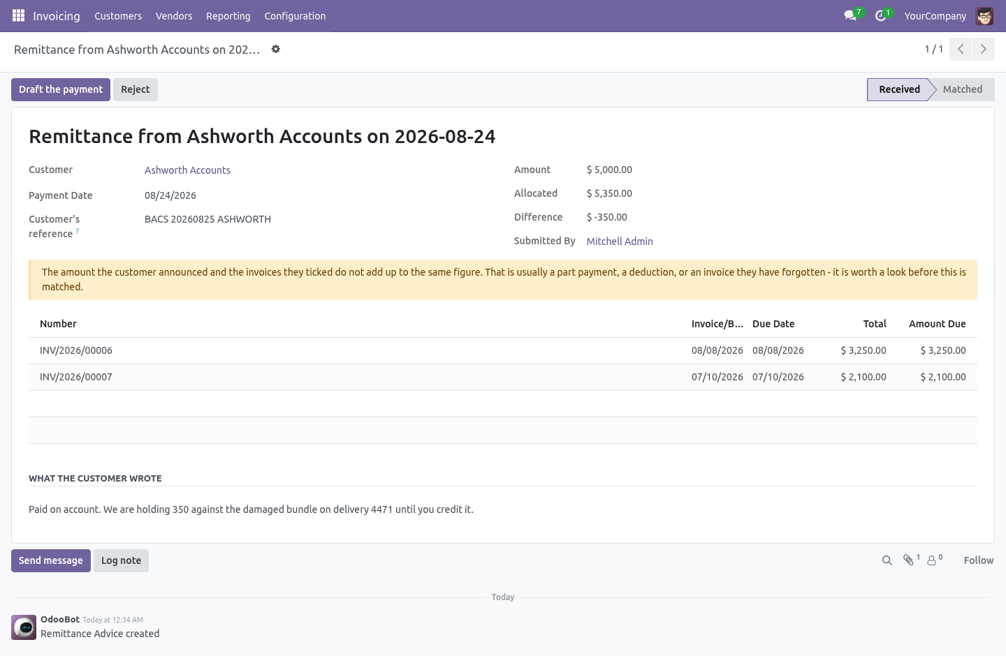 Remittance - bambooforge_customer_portal