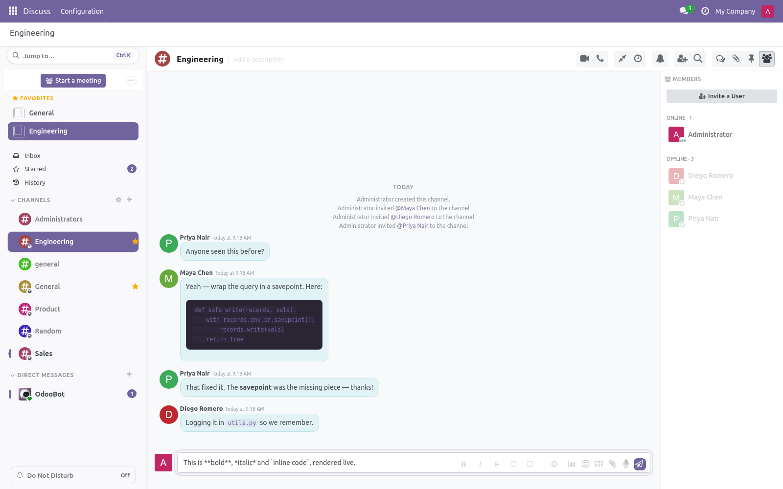 Shot formatting - bambooforge_discuss_pro