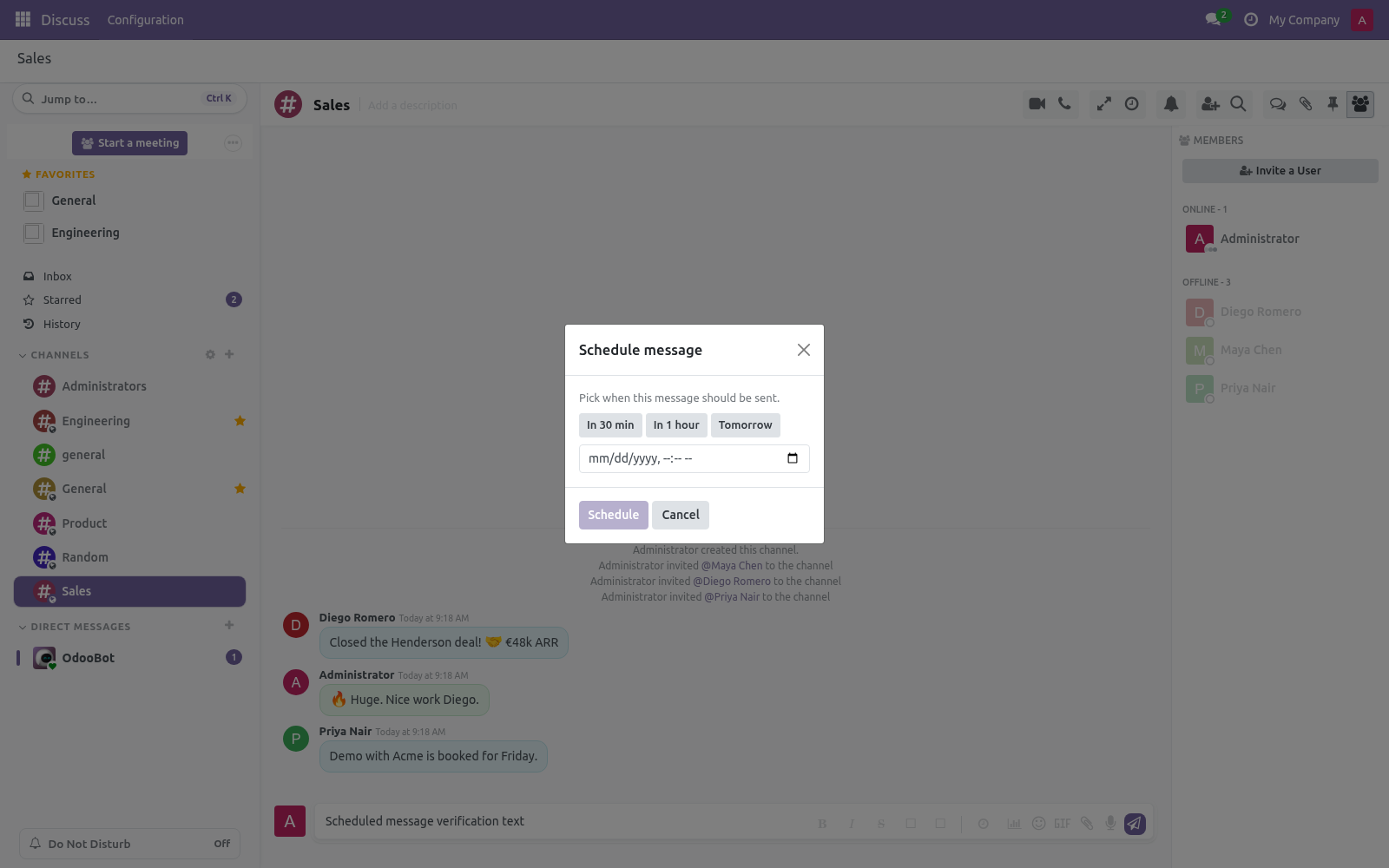 Shot schedule - bambooforge_discuss_pro