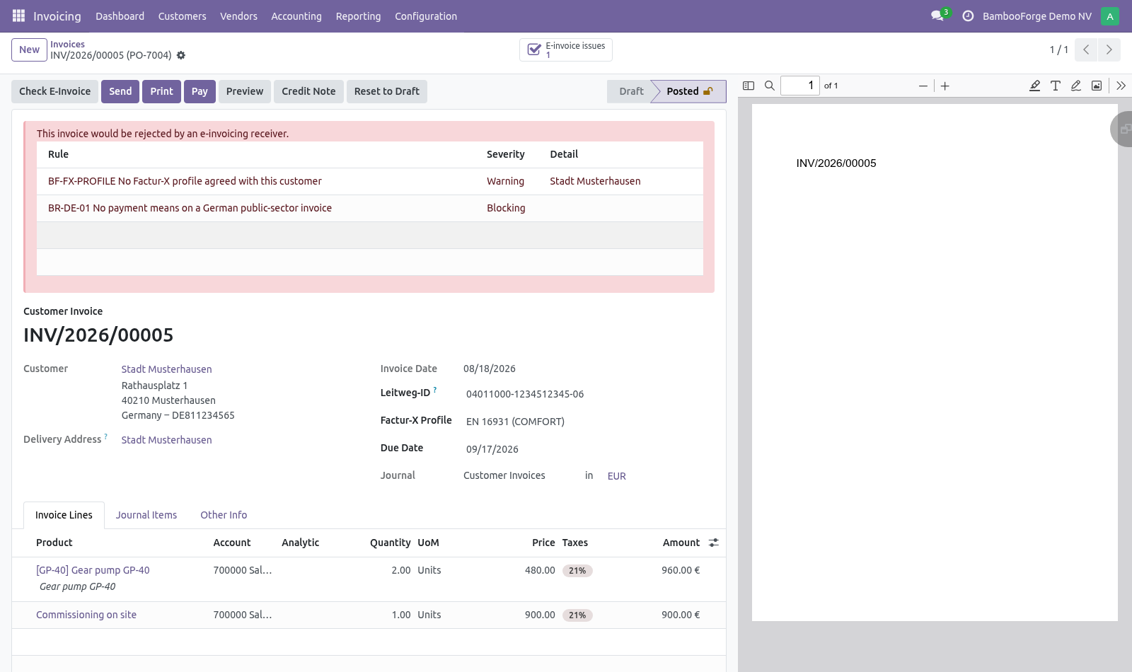 Invoice - bambooforge_einvoice