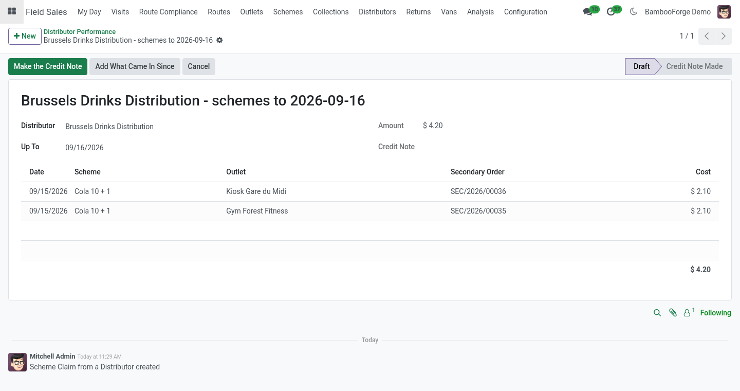Claim - bambooforge_field_sales_distributor