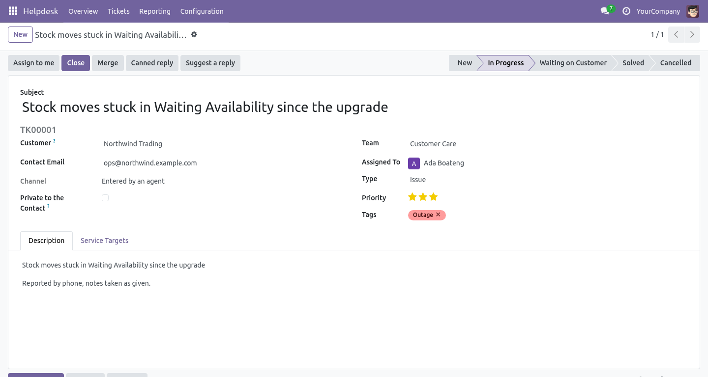 Ticket - bambooforge_helpdesk