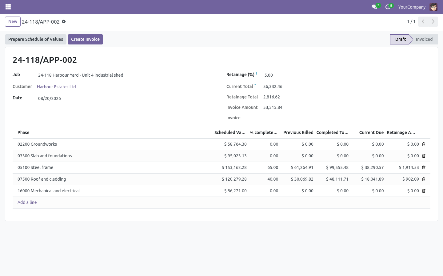 Billing - bambooforge_job_costing