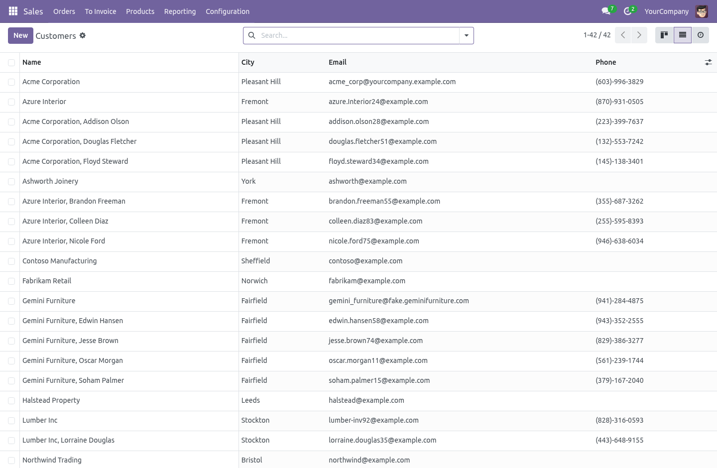 Contacts - bambooforge_list_view_pro