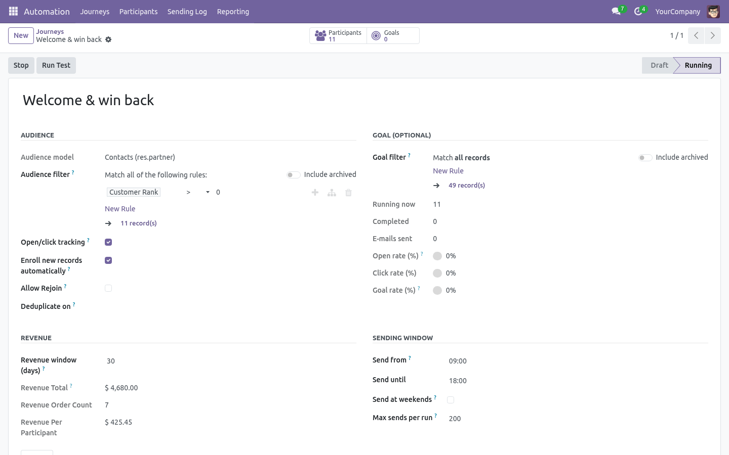 Journey revenue - bambooforge_marketing_automation