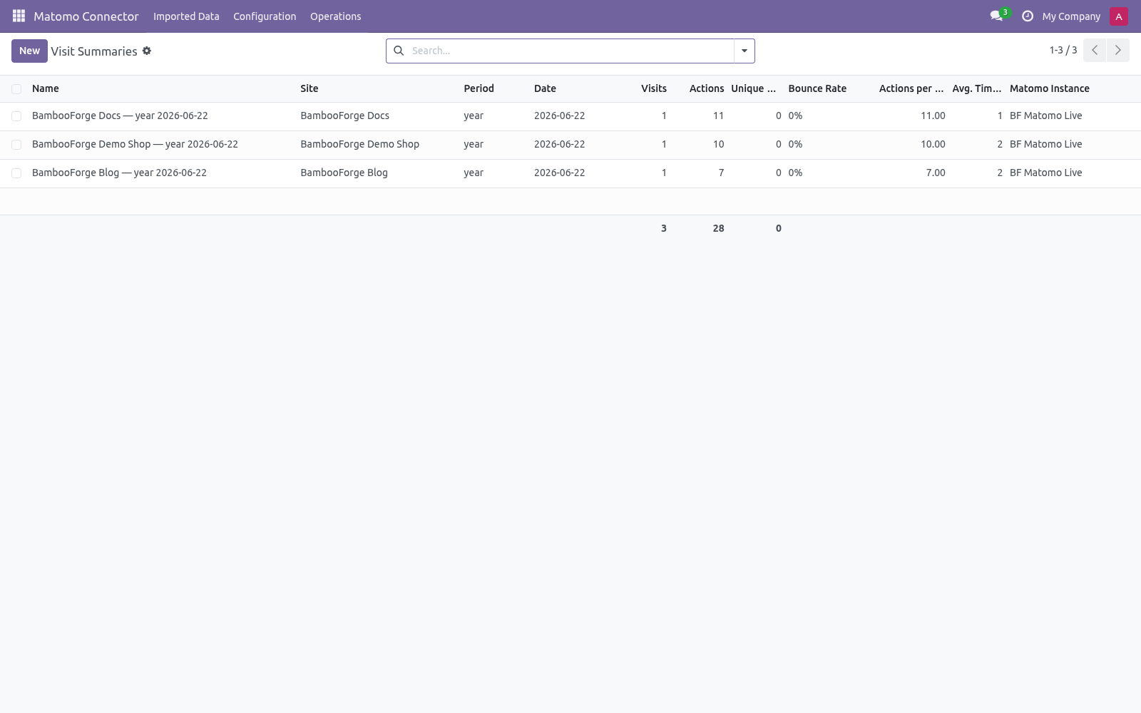 03 visit summaries - bambooforge_matomo_connector