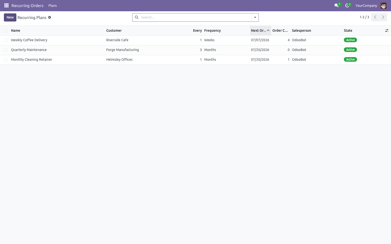 Plans list - bambooforge_recurring_order