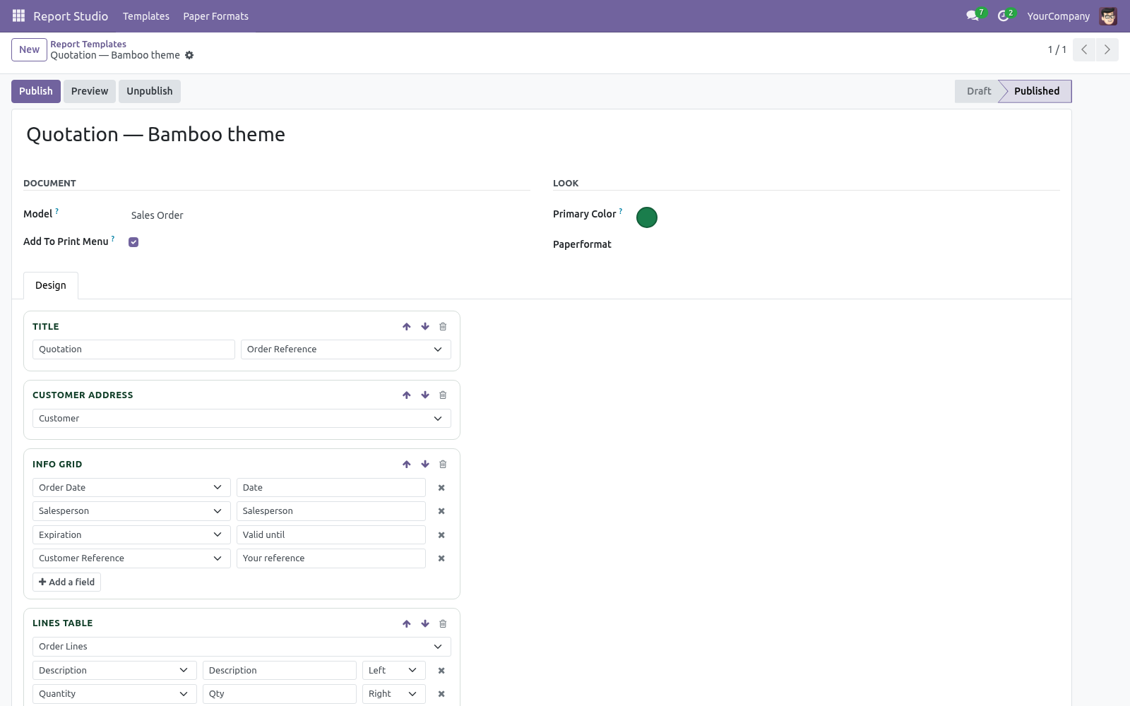 Report designer - bambooforge_report_studio