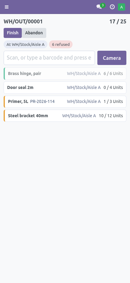 Scanning - bambooforge_wms_scan
